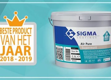Sigma Air Pure is verkozen tot beste product van het jaar - Bastiaansen Decoratie
